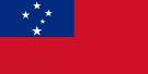 Flag Samoa